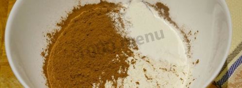 шоколадно-банановые маффины мишка барни. Шаг 6