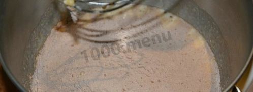 шоколадно-банановые маффины мишка барни. Шаг 7