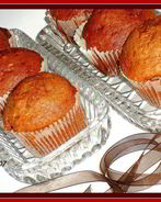 Шоколадно-банановые маффины с миндалем