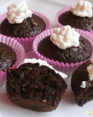 Шоколадно-банановые маффины