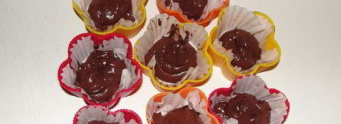 шоколадные маффинки миниатюрки. Шаг 2