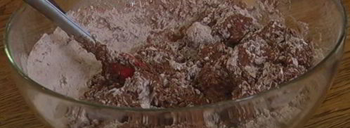 шоколадные маффины с черешней. Шаг 6