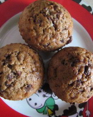 Воздушные маффины с шоколадной крошкой