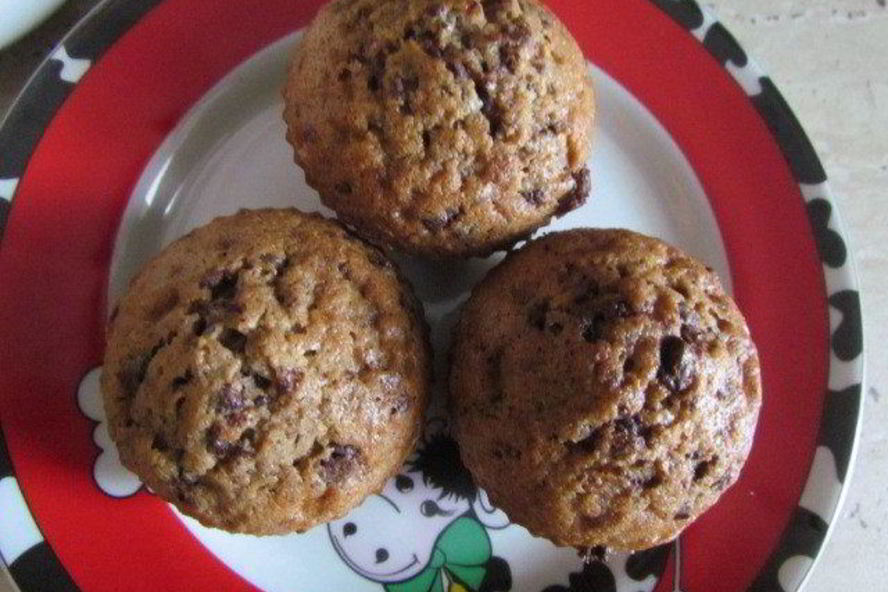 Рецепт воздушные маффины с шоколадной крошкой