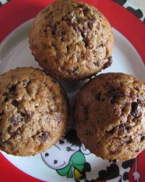 Воздушные маффины с шоколадной крошкой