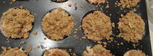 яблочные маффины с корицей и штрейзелем. Шаг 4