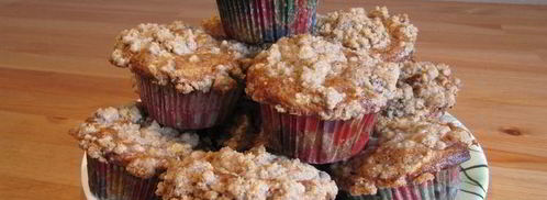 яблочные маффины с корицей и штрейзелем. Шаг 5