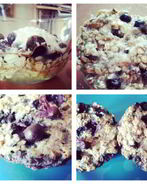 Ягодные маффины из овсяных хлопьев