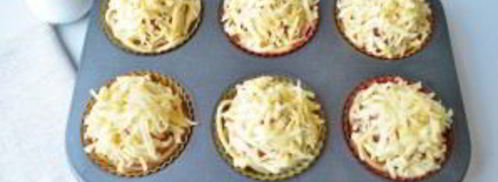 закусочные маффины гнезда. Шаг 5