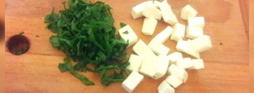 закусочные маффины с руколой и фетой. Шаг 2