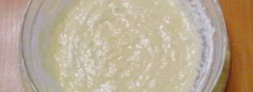 классический манник на кефире. Шаг 4