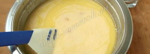 манник без яиц на воде. Шаг 4