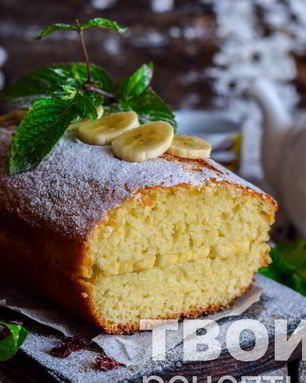 Манник с бананами