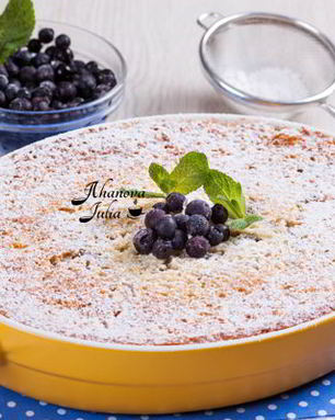 Манник с черной смородиной