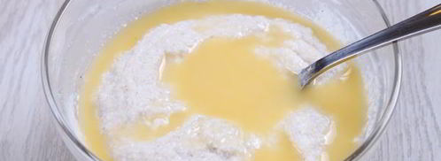 манник с черной смородиной. Шаг 7