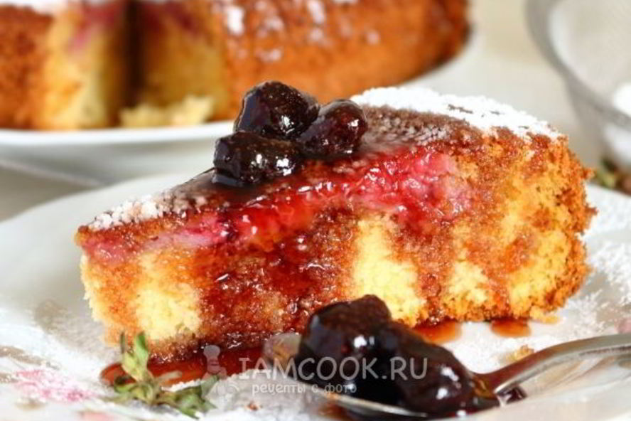 Рецепт манник с клубникой