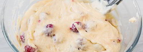 манник с малиной. Шаг 5