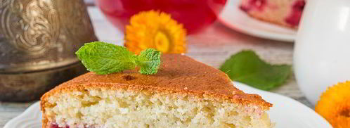 манник с малиной. Шаг 7