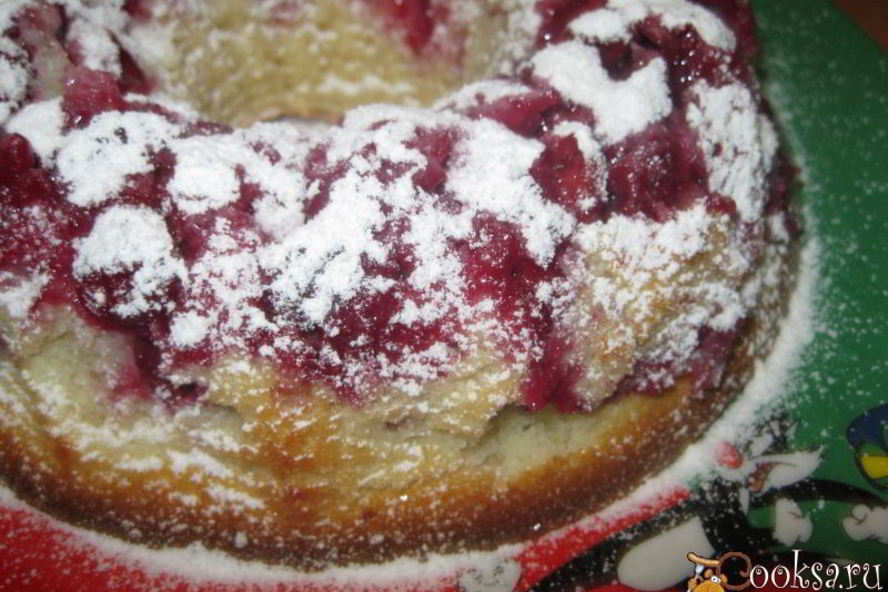 Рецепт манник с вишней