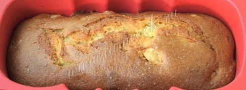 манник с яблоками на кефире. Шаг 10