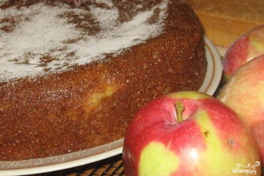 Рецепт манник с яблоками в мультиварке