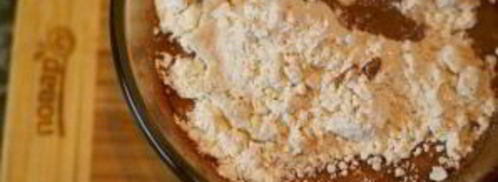 постный шоколадный манник с миндалем. Шаг 4