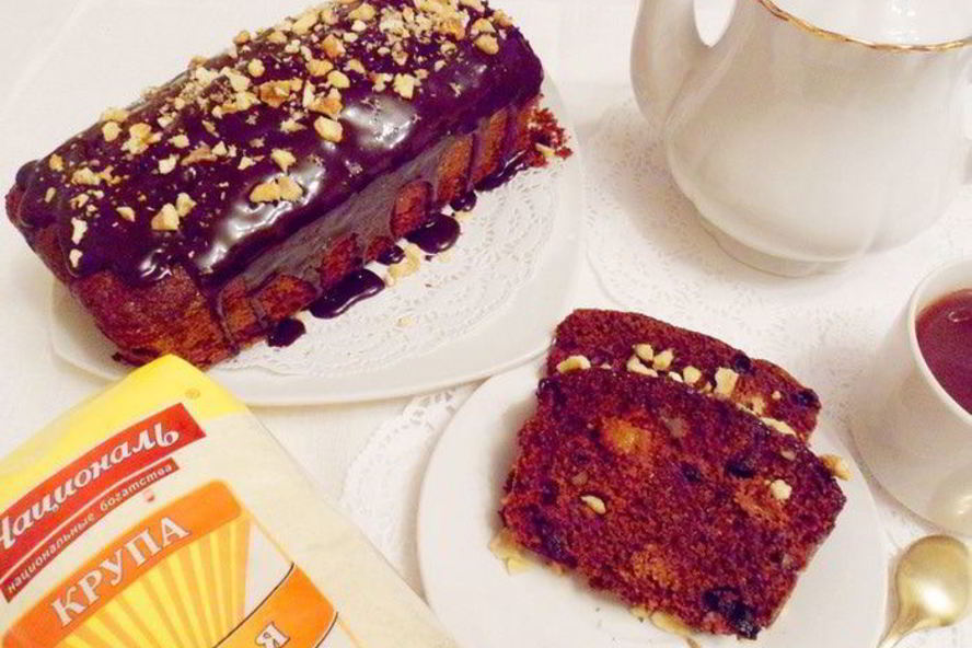 Рецепт постный шоколадный манник