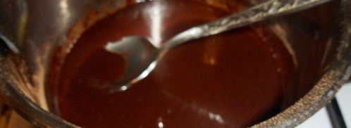 постный шоколадный манник. Шаг 11