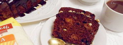 постный шоколадный манник. Шаг 14