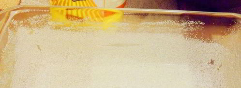 постный шоколадный манник. Шаг 8