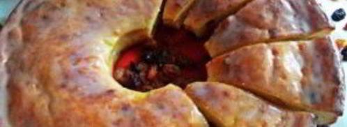 творожный манник на кефире. Шаг 4