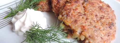 гречневые оладьи с грибами. Шаг 6