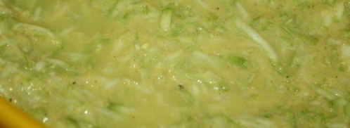 кабачковые оладьи с кукурузной мукой. Шаг 3