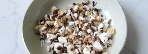 кабачковые оладьи с мясом и грибами. Шаг 3