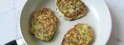 кабачковые оладьи с мясом и грибами. Шаг 11