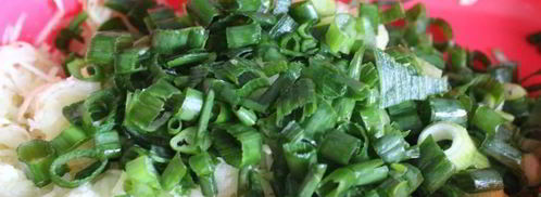 кабачковые оладьи с зеленым луком. Шаг 2