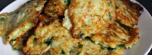 кабачковые оладьи с зеленым луком. Шаг 8