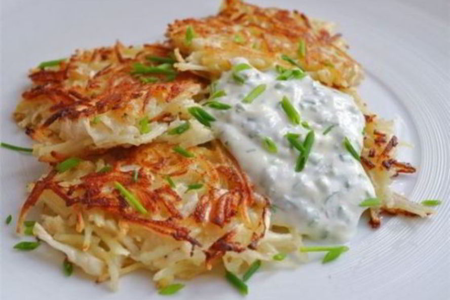 Рецепт картофельных оладий с пастернакома