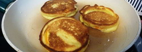 кукурузные оладьи с апельсином. Шаг 5