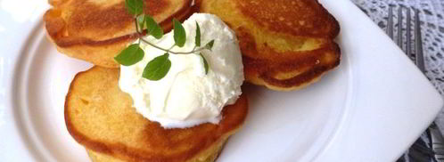 кукурузные оладьи с апельсином. Шаг 7