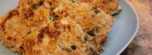 куриные оладьи с кукурузой и фасолью. Шаг 5