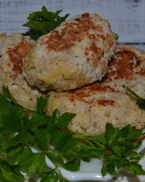 Куриные оладьи