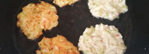 нежнейшие крабовые оладушки. Шаг 4