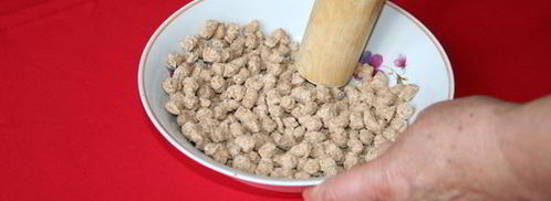 низкокалорийные оладьи с пшеничными отрубями. Шаг 2