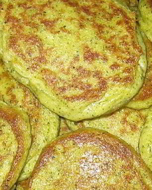 Оладики из брокколи