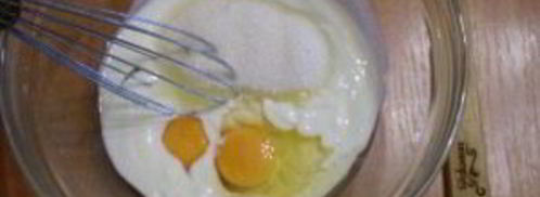 оладушки на кислом кефире. Шаг 2