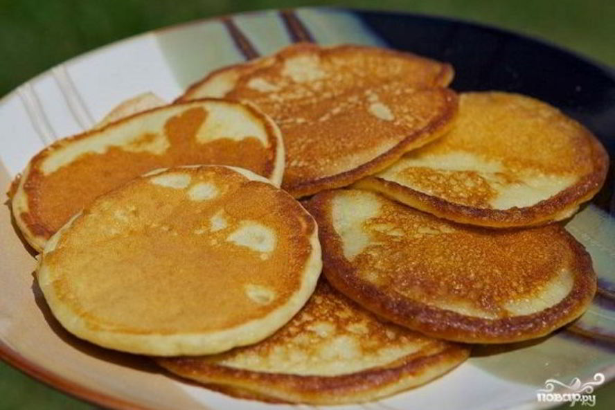 Рецепт оладушки на молоке без дрожжей