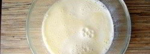 оладушки на молоке без дрожжей. Шаг 2