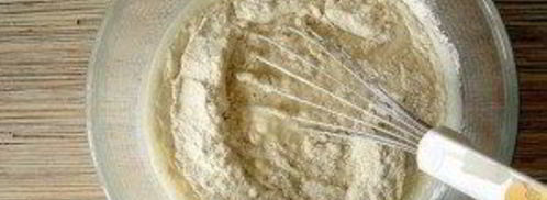 оладушки на молоке без дрожжей. Шаг 3