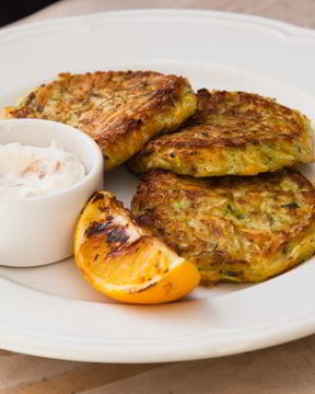 Оладушки с кабачками